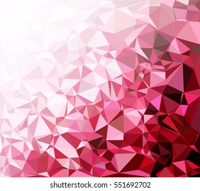 Red Polygonal Mosaic Background, Creative Design Templates