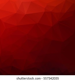 Red Polygonal Mosaic Background, Creative Design Templates