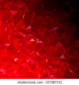 Red Polygonal Mosaic Background, Creative Design Templates