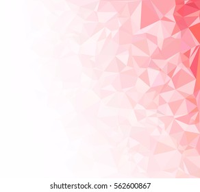 Red Polygonal Mosaic Background, Creative Design Templates