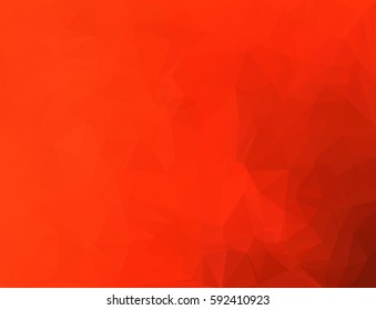 Red Polygonal Mosaic Background, Creative Design Templates