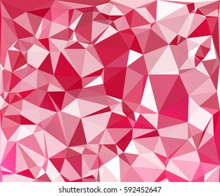 Red Polygonal Mosaic Background, Creative Design Templates