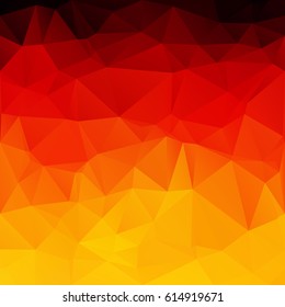 Red Polygonal Mosaic Background, Creative Design Templates