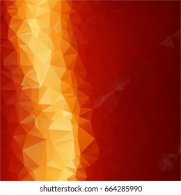 Red Polygonal Mosaic Background, Creative Design Templates