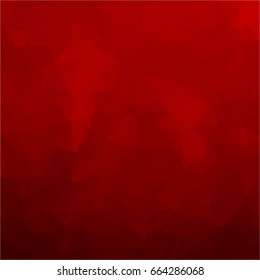 Red Polygonal Mosaic Background, Creative Design Templates
