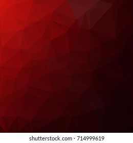 Red Polygonal Mosaic Background, Creative Design Templates