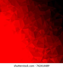 Red Polygonal Mosaic Background, Creative Design Templates