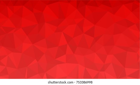 Red Polygonal Mosaic Background, Creative Design Templates.