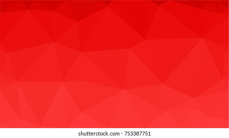 Red Polygonal Mosaic Background, Creative Design Templates.
