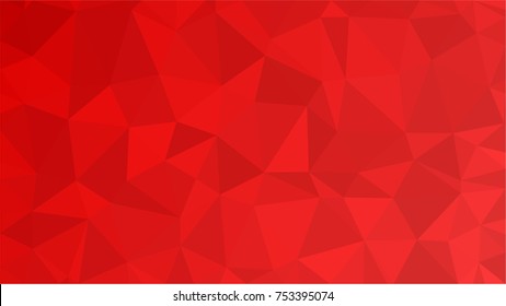 Red Polygonal Mosaic Background, Creative Design Templates.
