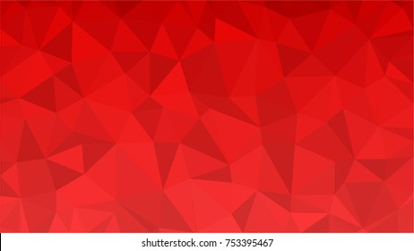 Red Polygonal Mosaic Background, Creative Design Templates.