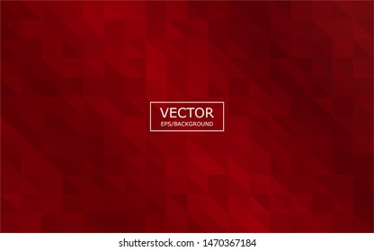 Red polygonal mosaic background. Used for presentation, information, technology, website, poster, business, work.