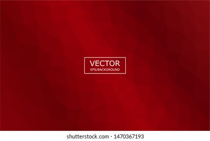 Red polygonal mosaic background. Used for presentation, information, technology, website, poster, business, work.