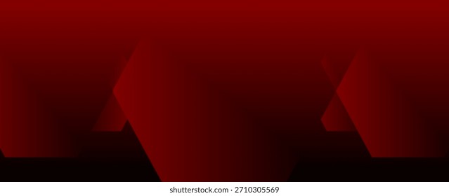 Fondo de mosaico poligonal rojo, Ilustración vectorial, Plantillas de diseño de negocios creativos