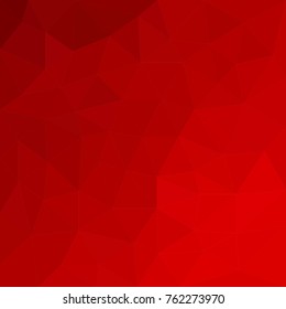 Red polygonal space for your design, or space for headline or product. Low Poly. Mesh of triangles. Red texture.