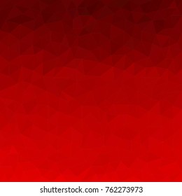 Red polygonal space for your design, or space for headline or product. Low Poly. Mesh of triangles. Red texture.