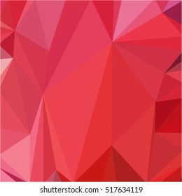 Red polygonal vector illustration of triangles. Creative background with geometric design in the style of origami