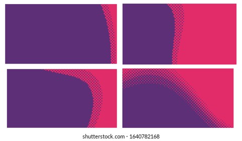 Red pop art background. Abstract creative vector comics style blank layout template with clouds beams and isolated dots pattern.
