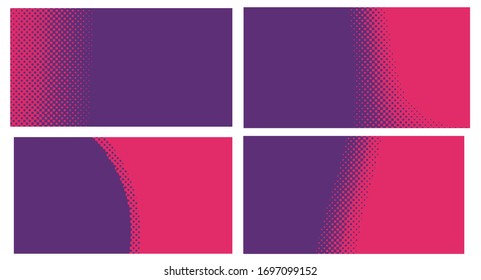 Antecedentes de arte pop rojo. el estilo abstracto de los cómics vectoriales creativos con puntos aislados.
