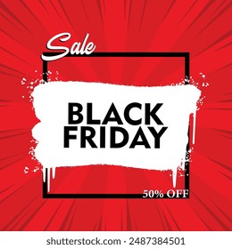 red Pop Art Comic Book Background air brush for black friday banner