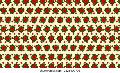 red poppies pattern design illustration with green leaf suitable for background poster like remembrance day background design