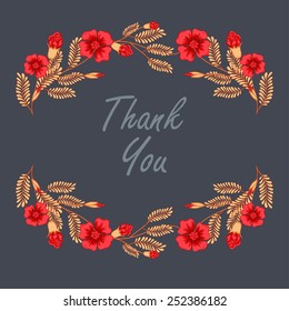 Red poppy on deep background