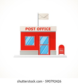 a post office  Stock Illustration 8349586  PIXTA
