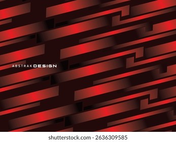 Red premium background with horizontal red lines pattern with writing space.