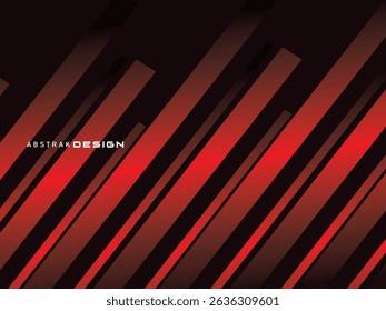 Red premium background with horizontal red lines pattern with writing space.