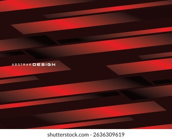 Red premium background with horizontal red lines pattern with writing space.
