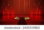 Red Premium and Luxury Template Design. Award Background. Birthday Celebration Invitation. Family Party Occasion Flyer Design. Modern Abstract Decorative style Brochure. Traditional Minimal Design. 