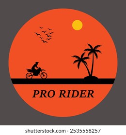 Design de T-Shirt Red Pro Rider