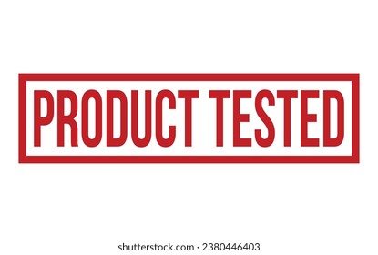 Vector de sellado de sellado de goma ensayado en el producto rojo