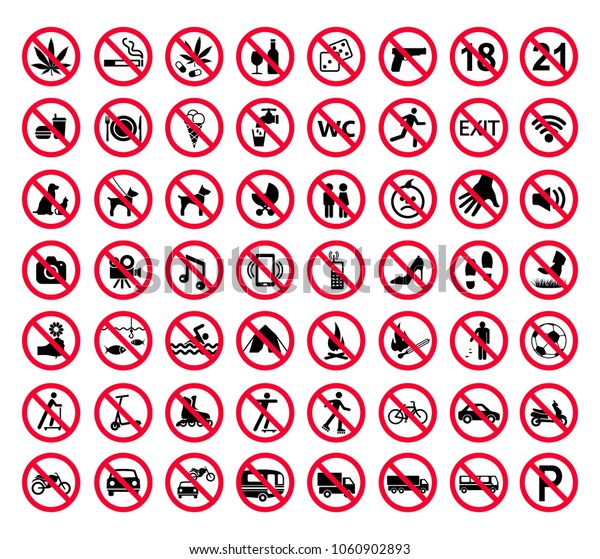 2,665 Prohibition Sign Camping Images, Stock Photos & Vectors ...