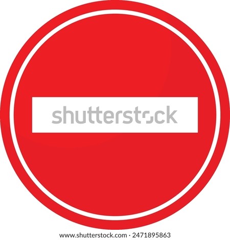 Similar – Image, Stock Photo No entry sign stop