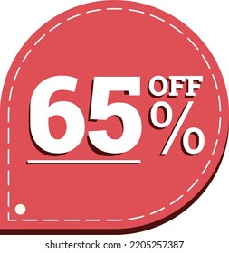 red promotion label for advertisements of assorted products and services.