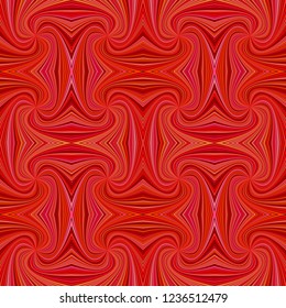 Red psychedelic abstract seamless striped spiral vortex pattern background design - vector graphic from swirling rays