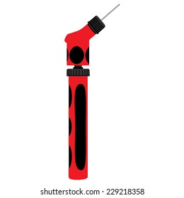 Red pump, pump vector, pump isolated, pump
