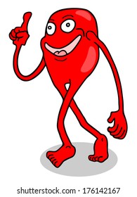 Red puppet