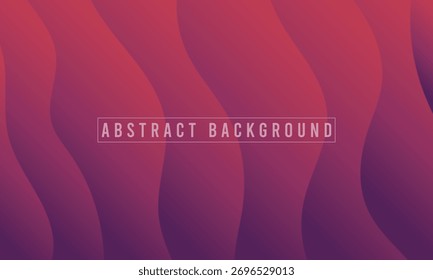 Fundo de onda de gradiente abstrato vermelho e roxo