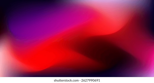 Vermelho - roxo e preto cor de gradiente suave, design mínimo borrado ilustração de vetor de fundo.