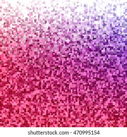 Red, purple color irregular rectangle mosaic vector background