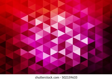 red, purple color. low poly background of triangles. Vector illustration. Geometric design for business, brochure, flyer, presentation, wallpaper.