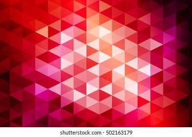 red, purple color. low poly background of triangles. Vector illustration. Geometric design for business, brochure, flyer, presentation, wallpaper.