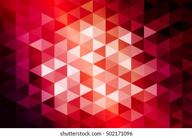 red, purple color. low poly background of triangles. Vector illustration. Geometric design for business, brochure, flyer, presentation, wallpaper.
