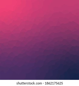 Fondo de gradiente rojo y morado. Fondo colorido. Papel pintado con motivos de cristal. Fondo polígono. Imagen vectorial.
