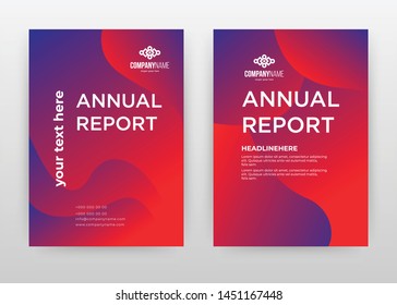 Red purple liquid gradient design for annual report, brochure, flyer, poster. Red liquid colorful background vector illustration for flyer, leaflet, poster. Business abstract A4 brochure template.