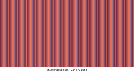 Red, purple metal sheet abstract background wave metal tile.Vector EPS10