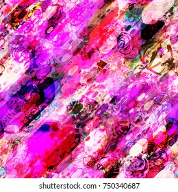 Red and purple pattern with color inclusion. Diagonal composition. Seamless texture. Abstract vector background for web page, banners backdrop, fabric, home decor, wrapping