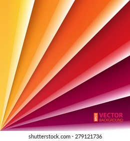 Red and purple shiny colorful glass layers with realistic shadows abstract background. RGB EPS 10 vector illustration